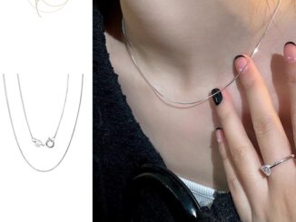 Roselife สร้อยคอโซ่เงิน S925 รูปกระดูกงู เครื่องประดับ สําหรับผู้หญิง และผู้ชาย