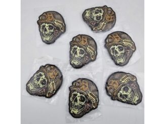 แผ่นแปะ​ ตีนตุ๊กแก​ GITD Skull Patch​ จากค่าย​ COOLGUYSURPLUS Made​ in​ USA​