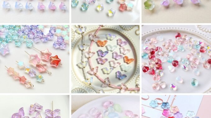 ลูกปัดแก้ว รูปดาวห้าแฉก สีทอง สําหรับทําเครื่องประดับ แฮนด์เมด Diy จํานวน 20 ชิ้น