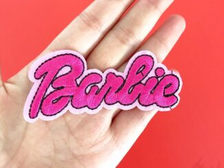 ❀ Letter：Barbie Iron on Patch ❀ 1Pc Diy Sew on Iron on Badges Patches