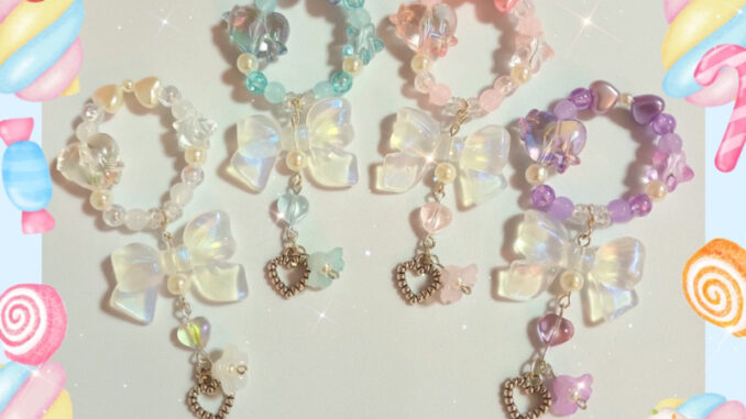 ✧°• (Col.10) ที่รัดเข็มขัด lollipop สายรัดเข็มขัด เจ้าหญิง ลูกปัด พร้อมส่ง!! •°✧
