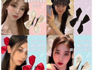พร้อมส่งจากไทย กิ๊บโบว์ผ้าซาตินคู่จีซู jisoo(1คู่) กิ๊บโบว์น่ารัก กิ๊บติดผม  กิ๊บจิ๋ว โบว์คู่ โบว์ติดผม กิ๊บเกาหลี