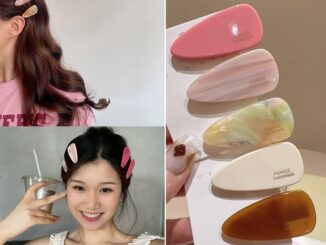 กิ๊บติดผม รูปหัวใจ ปากเป็ด สีชมพู สไตล์เกาหลี สําหรับผู้หญิง
