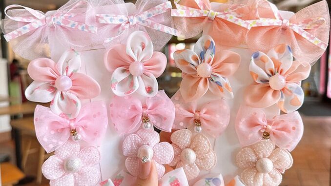 MYPINK  กิ๊บติดผม เซตโบว์ ดอกไม้ กิ๊บลูกสาว น่ารัก สีสวย สีสดใส