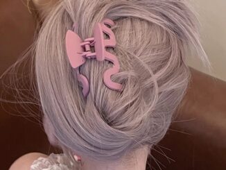 Roselife กิ๊บติดผมอะคริลิค เนื้อแมตต์ สีชมพู สไตล์เกาหลี สําหรับผู้หญิง 8.5 ซม.
