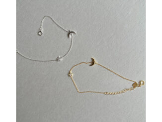 A.piece กำไลเงินแท้ [all silver 925] Starry bracelet