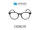 DOKON แว่นตากรองแสงสีฟ้า ทรงหยดน้ำ (เลนส์ Blue Cut ชนิดไม่มีค่าสายตา) รุ่น F1008-C1 size 49 By ท็อปเจริญ
