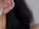 ต่างหู แบบคลิปหนีบ รูปดอกไม้ หรูหรา ระดับไฮเอนด์ 2023