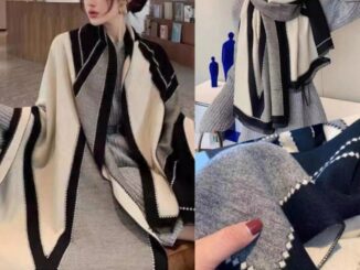 พร้อมส่ง!! ผ้าพันคอ&คลุมไหล่ลายกราฟฟิค สีพื้นเรียบหรู ผ้าแคชเมียร์ หนา นุ่มนิ่ม