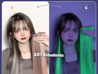 วิกผมตรง สีเรืองแสง สไตล์ฮิปฮอป แฟชั่นสําหรับผู้หญิง จํานวน 1 ชิ้น 50cm