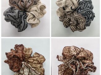 6 ชิ้น 90 บาท ยางรัดผมโดนัท โดนัทรัดผม อย่างดี