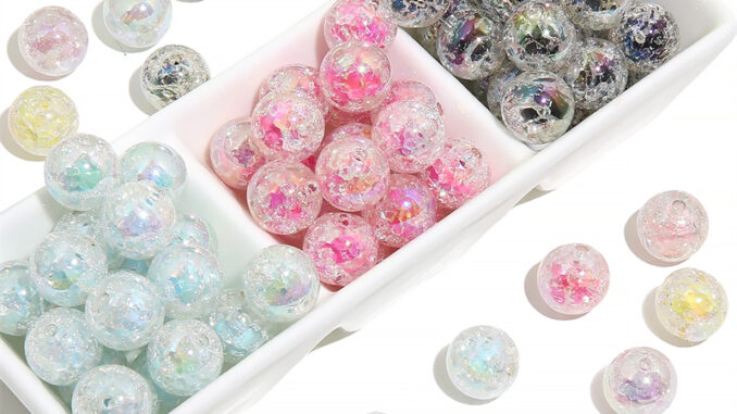 ลูกบอลป๊อปคอร์น ชุบเรซิน ขนาด 16 มม. สําหรับทําเครื่องประดับ DIY จํานวน 5 ชิ้น ต่อถุง