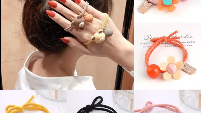 ยางรัดผมแฟชั่น ยางรัดผมแฟชั่นเกาหลี ติดจี้ดอกไม้ หมีน้อย แฟชั่นมีหลายสี ยางรัดผมแฟชั่น ยางรัดผมแฟชั่นเกาหลี ติดจี้ดอกไม้ หมีน้อย แฟชั่นมีหลายสี
