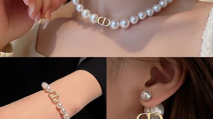 setเครื่องประดับCD ได้ 3ชิ้น สร้อยคอ ข้อมือ ต่างหู