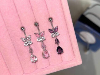 *พร้อมส่งจากไทย* จิวสะดือสแตนเลสแท้