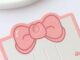 Ulo ป้ายแท็กกระดาษแข็ง ประดับโบว์ สีชมพู สําหรับแขวนตกแต่งผม DIY 50 ชิ้น