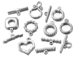 หัวเข็มขัดสเตนเลส OT สําหรับเชื่อมต่อเครื่องประดับ สร้อยคอ สร้อยข้อมือ diy
