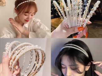 ที่คาดผม ประดับมุก พลอยเทียม สไตล์เกาหลี อารมณ์โลหะ ที่คาดผม น่ารัก แฟชั่น สําหรับผู้หญิง