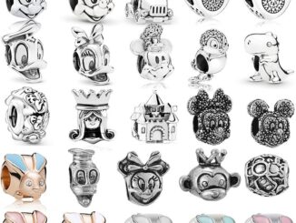 เครื่องประดับ สร้อยข้อมือ จี้ลูกปัด รูปการ์ตูนมิกกี้ มินนี่เมาส์ เหมาะกับของขวัญ สําหรับผู้หญิง และเด็ก