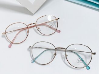 【ZM Glasses】แว่นตากรอบกลม ป้องกันแสงสีฟ้า แว่นตากรอบโลหะ แว่นตาสายตาสั้น สไตล์เกาหลี สไตล์นักเรียน แว่นตาแฟชั่น 103