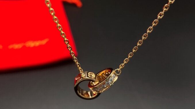 สร้อยคอ/สร้อยคอแหวนคู่คลาสสิก/สร้อยคอรุ่นสูง/เครื่องประดับ/Love car