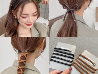 [Magpie] ใหม่ ที่คาดผมหนัง ผูกเชือก สไตล์ฝรั่งเศส เรียบง่าย สําหรับผู้หญิง 2023