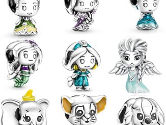 จี้ลูกปัด รูปการ์ตูนนางเงือก งู สีเงิน สําหรับทําเครื่องประดับ สร้อยข้อมือ เหมาะกับผู้หญิง และเด็ก