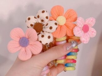 Hilario ยางมัดผมหางม้า พลาสติก ลายหมี สีรุ้ง หรูหรา สไตล์เกาหลี สําหรับงานแต่งงาน