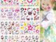 สติกเกอร์รอยสักชั่วคราว ลายการ์ตูนเฮลโลคิตตี้ DIY สําหรับเด็ก