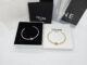 กำไลซีลีน CL Knot extra-thin bracelet in brass  กำไลข้อมือซีลีน ผูกปม งานสวยเงามาก ขนาดฟรีไซส์ ปรับได้เองตามความสะดวก