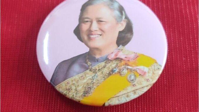 เข็มกลัด เข็มที่ระลึก พระบรมฉายาลักษณ์ สมเด็จพระเทพฯ