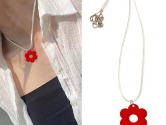 ✿ สร้อยคอ จี้ดอกไม้ วัสดุอะคริลิค เครื่องประดับ สําหรับผู้หญิง