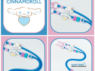 CINNAMOROLL#1 สายคล้องแมส เชือกสีฟ้า/ชมพู