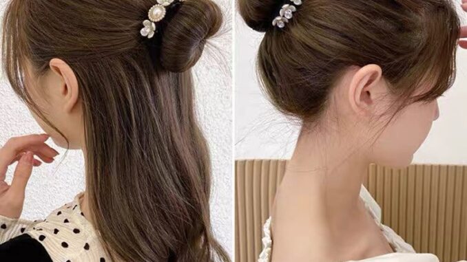 กิ๊บติดผม ประดับไข่มุกเทียม สไตล์เกาหลี