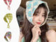 ที่คาดผม ผ้าถักโครเชต์ ทรงสามเหลี่ยม ลายดอกเดซี่ แบบรูกลวง เครื่องประดับผม