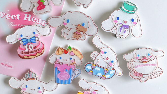 พร้อมส่งร้านคนไทย  กิ๊บติดผมCinnamoroll กิ๊บติดผมซินามอโรล กิ๊บติดผมสไตล์เกาหลี ญี่ปุ่น เครื่องประดับน่ารัก