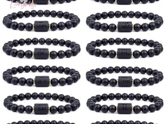 Luckybabys> 12 กลุ่มดาว สร้อยข้อมือ ราศี กําไลข้อมือ ผู้ชาย มะเร็ง Virgo Leo ลิบร้า สร้อยข้อมือ สําหรับผู้หญิง มิตรภาพ ของขวัญ สร้อยข้อมือ มือใหม่