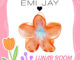 พร้อมส่ง  EMI JAY SUPER BLOOM CLIP IN NECTARINE PEARL