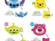 กิ้บติดผม หัวตุ๊กตา Disney stitch pooh green man rosso Japan Disney Hair Clip