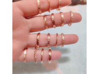 แหวนเงินVintage แท้925ชุบทอง พร้อมใบประกัน