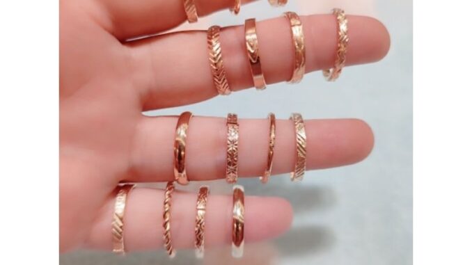 แหวนเงินVintage แท้925ชุบทอง พร้อมใบประกัน