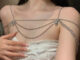 พร้อมส่ง ꙳.☽⋆ สร้อยคริสตัล คล้องไหล่   ꙳.☽⋆  ใส่ทับเกาะอกคือหรูหรา