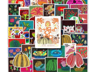 ʕ •ᴥ•ʔ ✿ พร้อมส่ง : สติ๊กเกอร์กันน้ำลายยาโยย คุซามะ | Yayoi Kusama - Japanese Artist Waterproof Decoration Sticker Set.