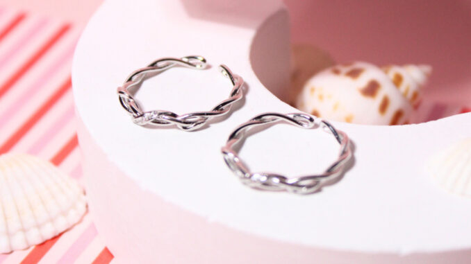 earika.earrings -  liana of the soul ring แหวนคู่เกลียว เงินแท้ เหมาะสำหรับคนแพ้ง่าย