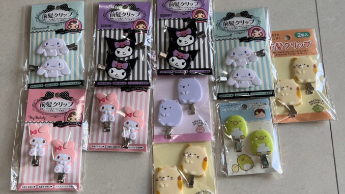 กิ๊บติดผม Sanrio และ Sumigo ของแท้ จากญี่ปุ่น