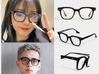 New Gentle Monster South Side N 01 ของแท้ 100% กรอบและแว่น แว่นสายตาสั้น ป้องกันแสงสีฟ้า