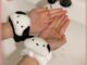 Purelove> สายรัดข้อมือ ลายการ์ตูน ใช้ซ้ําได้ ซับเหงื่อ ยืดหยุ่น สําหรับล้างหน้า 1 คู่