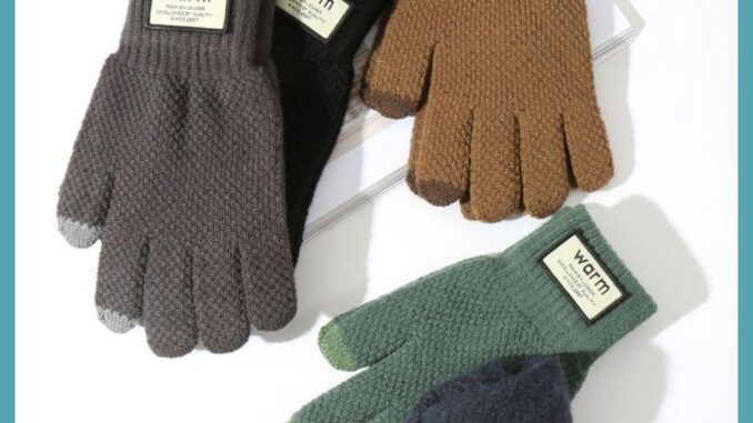 Zelth ถุงมือผ้าถัก แบบหนา กันลม ให้ความอบอุ่น สีพื้น เหมาะกับฤดูหนาว สําหรับผู้ชาย Zelth ถุงมือผ้าถัก แบบหนา กันลม ให้ความอบอุ่น สีพื้น เหมาะกับฤดูหนาว สําหรับผู้ชาย