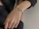 สร้อยข้อมือ จี้รูปโมบิส สีเงิน เหมาะกับของขวัญวันเกิด สไตล์เกาหลี สําหรับผู้หญิง และนักเรียน