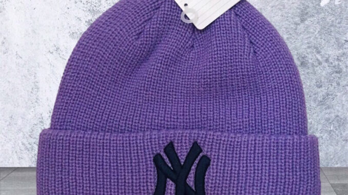 พร้อมส่ง! หมวกไหมพรม หมวกฮิบฮอบ NY  LA โลโก้ใหญ่ MLB